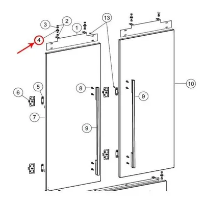 Door Skin Bolt Kit Packet of 10