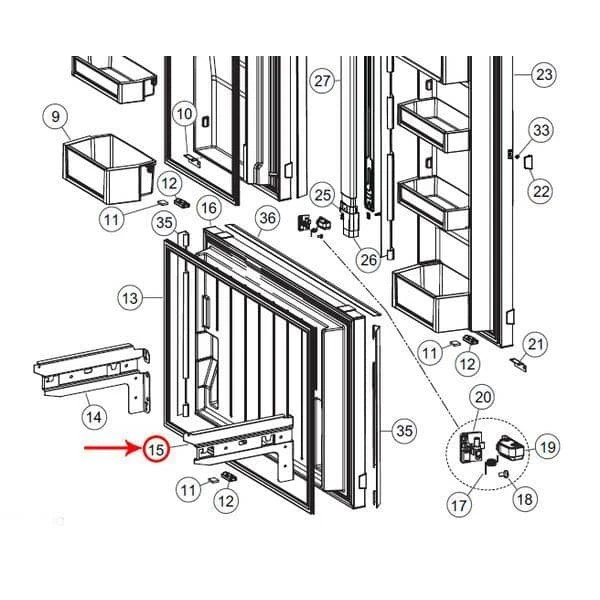 Left Door Bracket